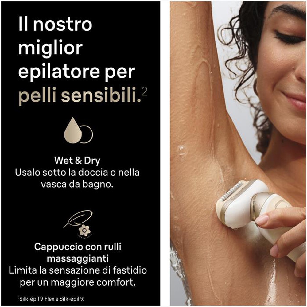 Immagine del prodotto BRAUN - Epilatore Wet & Dry LEGEPIL SES9-011 3D BOX MN-ORO