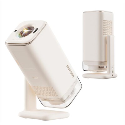 AURZEN - Mini proiettore portatile BOOM AIR-WHITE