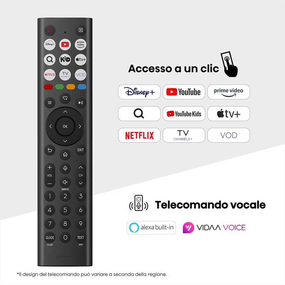 Immagine del prodotto HISENSE - Smart Tv Mini LED 65" 4K Ultra HD 65U79Q 144Hz-NERO