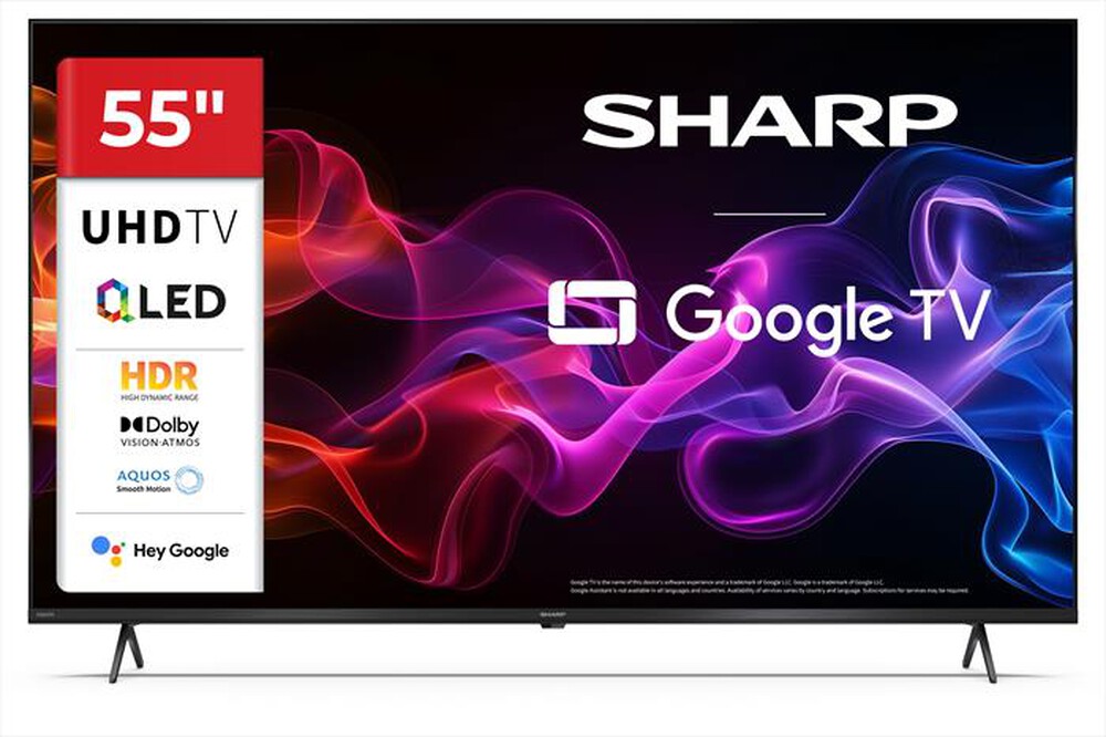 Immagine del prodotto SHARP - Smart TV 55" 4K QLED 55HP5765E-Nero