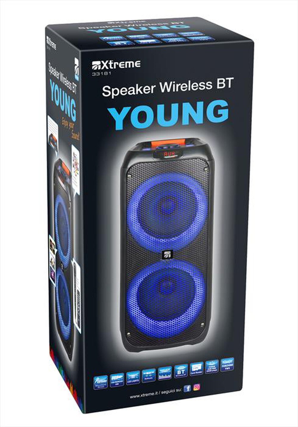 Immagine del prodotto XTREME - MONITOR SPEAKER YOUNG-NERO