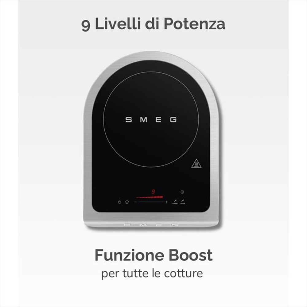 Immagine del prodotto SMEG - Piastra a induzione portatile PIC01WHMEU-Bianco Opaco