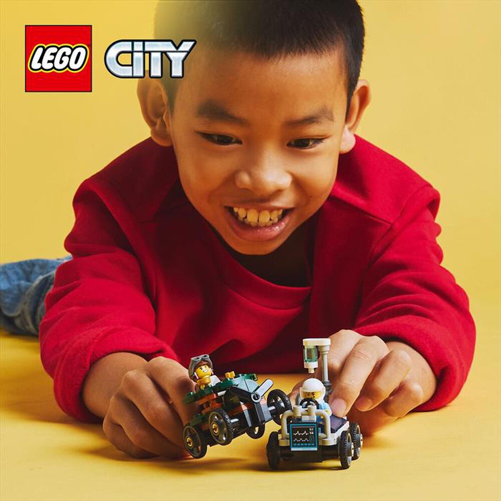 Immagine del prodotto LEGO - CITY Veicoli da corsa aereo letto d&rsquo;ospedale 60459