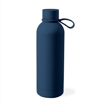 PURO - Bottiglia in acciaio doppio strato 500ml-blu