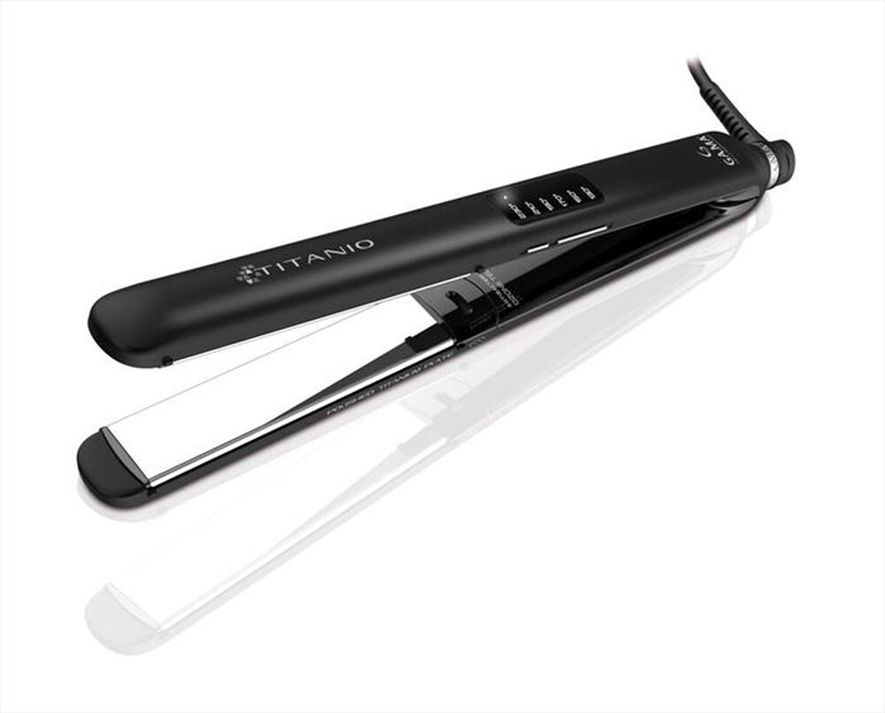 Immagine del prodotto GAMA - Piastra per capelli LED TITANIO 4D-Nero