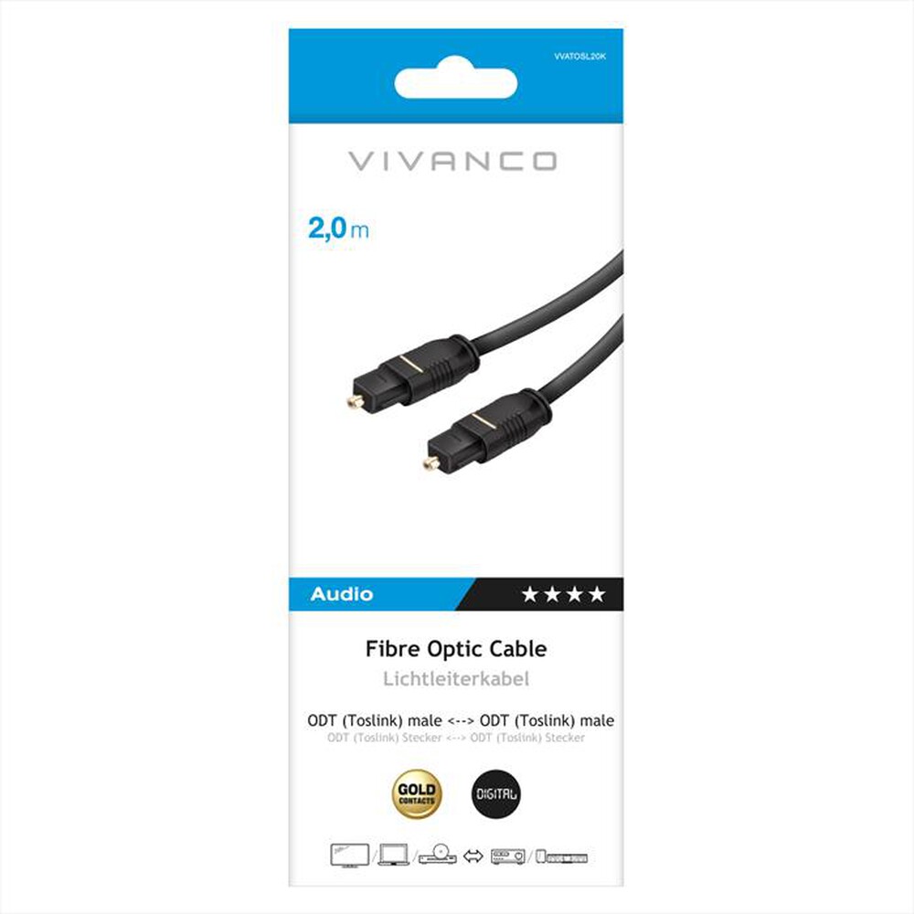 Immagine del prodotto SBS - Optical connection ODT - ODT gold plated contact-Nero