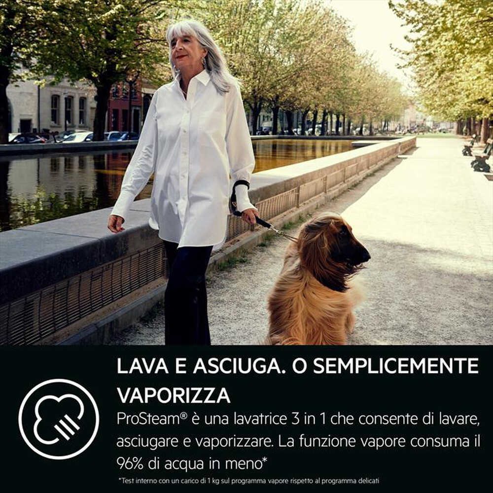 Immagine del prodotto AEG - Lavasciuga LWR7BLACK 10/6 Kg Classe D-Nero