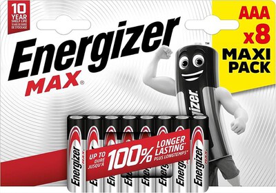 ENERGIZER - Batterie MAX ALK AAA CHP8