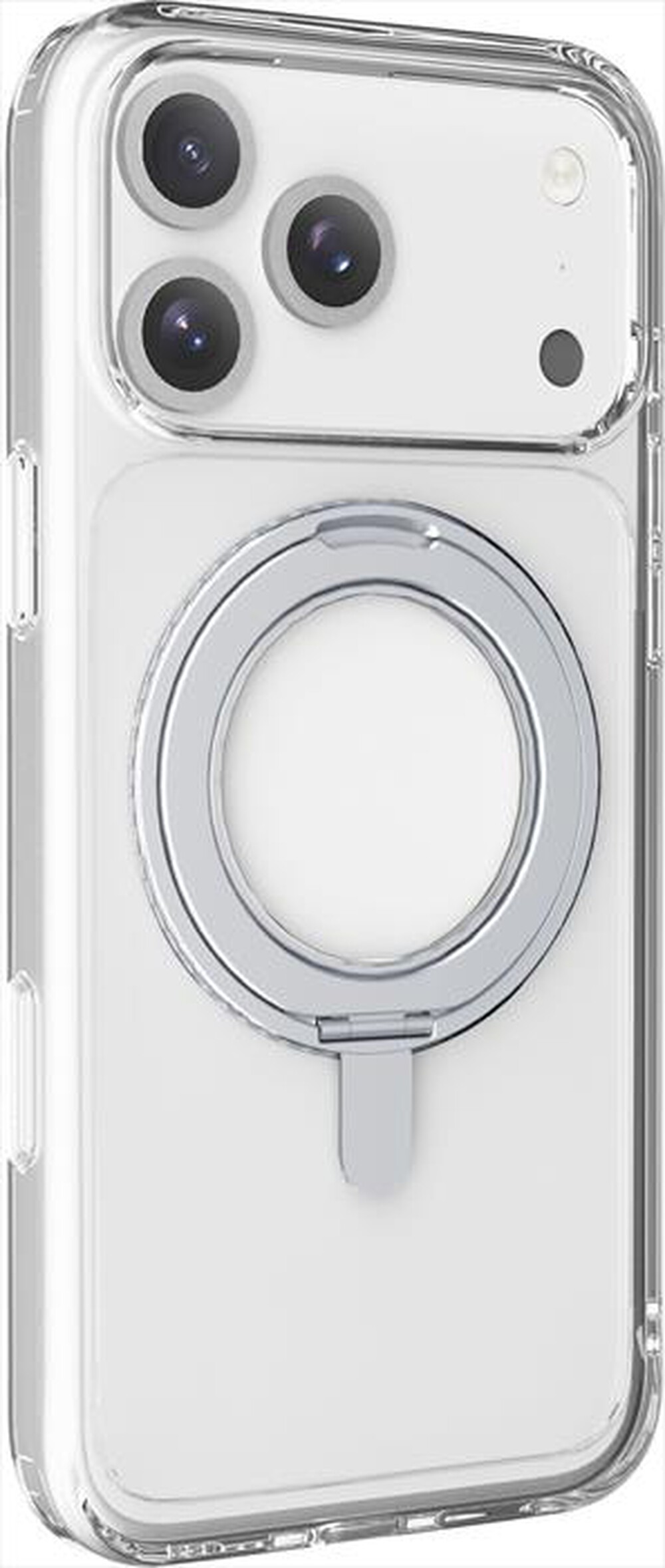 Immagine del prodotto CELLULARLINE - Custodia anello rotabile SPIN MAG IPHONE 17 PRO-Trasparente