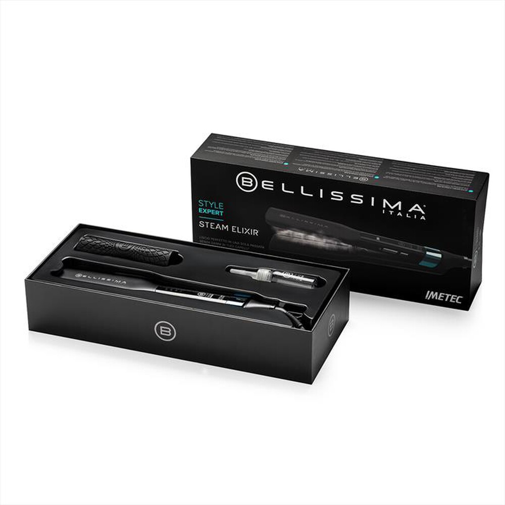 Immagine del prodotto BELLISSIMA IMETEC - Piastra a vapore STYLE EXPERT STEAM ELIXIR-Black e Ottanium