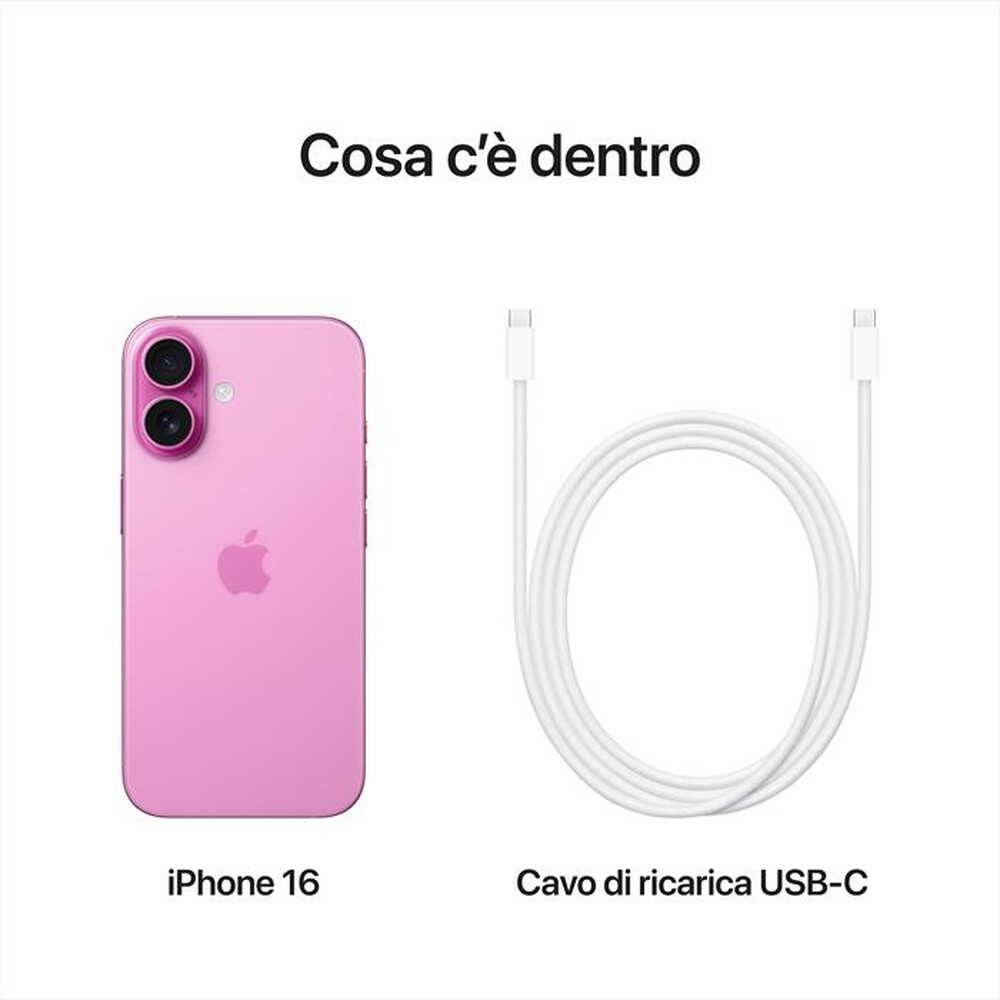 Immagine del prodotto APPLE - iPhone 16 128GB-Rosa