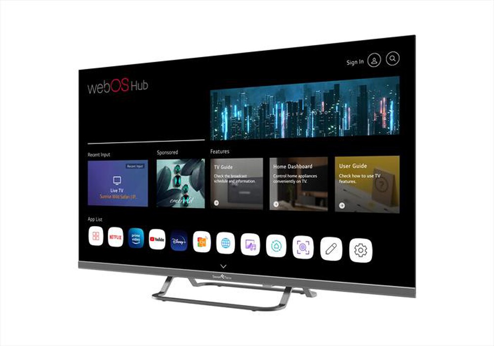 Immagine del prodotto SMART TECH - Smart TV LED FHD 32" 32QW01V-Metal Grey