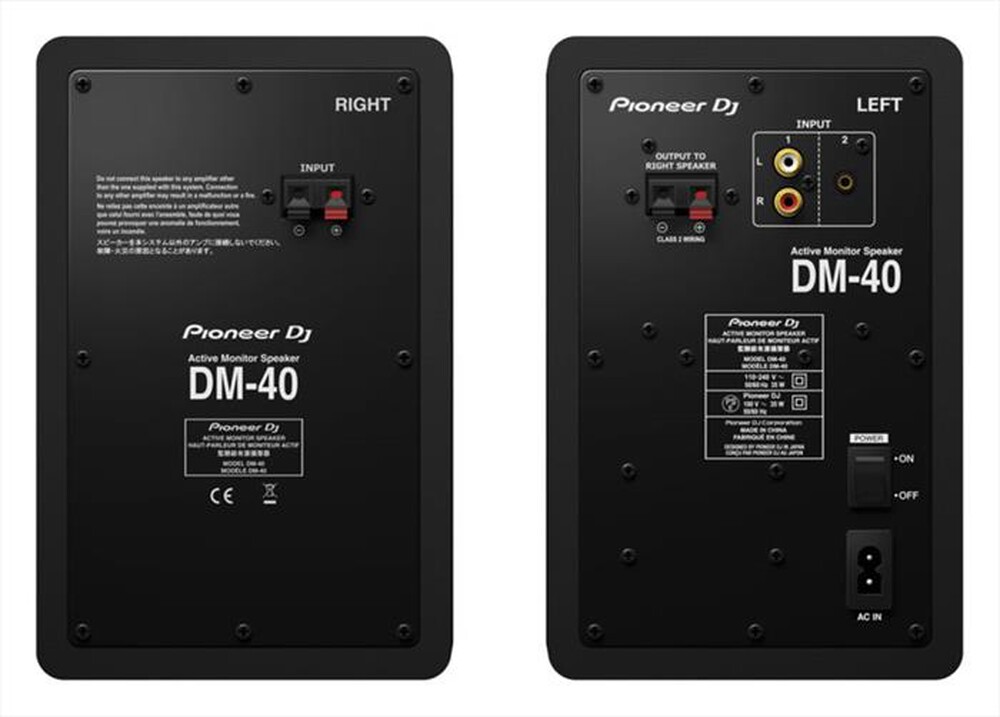Immagine del prodotto PIONEER - Coppia di diffusori DJ DM-40D CASSE-NERO