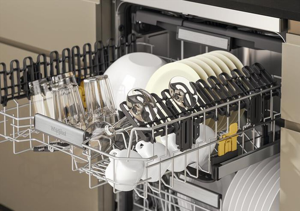 Immagine del prodotto WHIRLPOOL - Lavastoviglie MAXISPACE W7F HP43 X Classe C 15 cop-Stainless steel