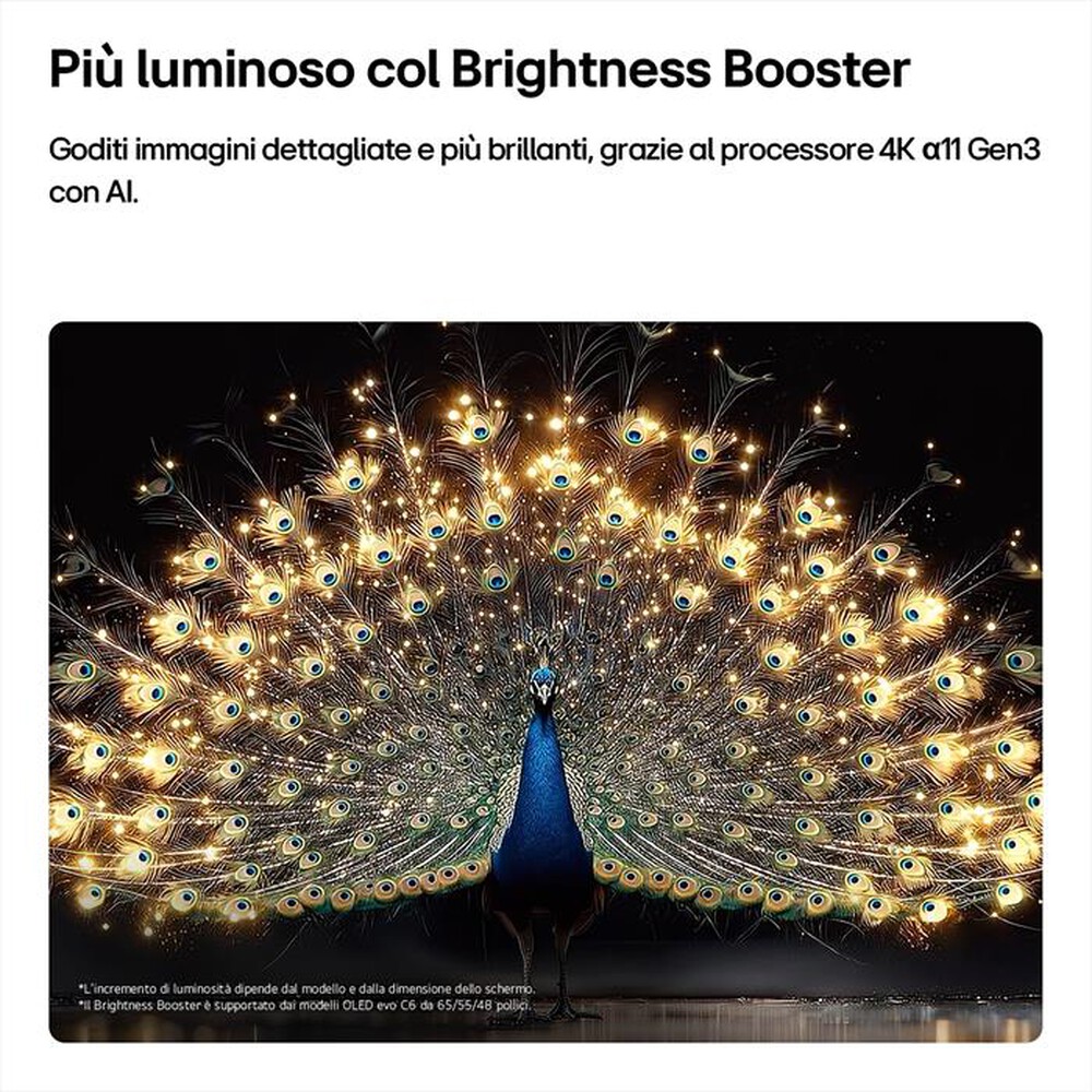 Immagine del prodotto LG - Smart TV OLED 4K 65" EVO AI C6 PRO OLED65C66LB-Charcoal Black
