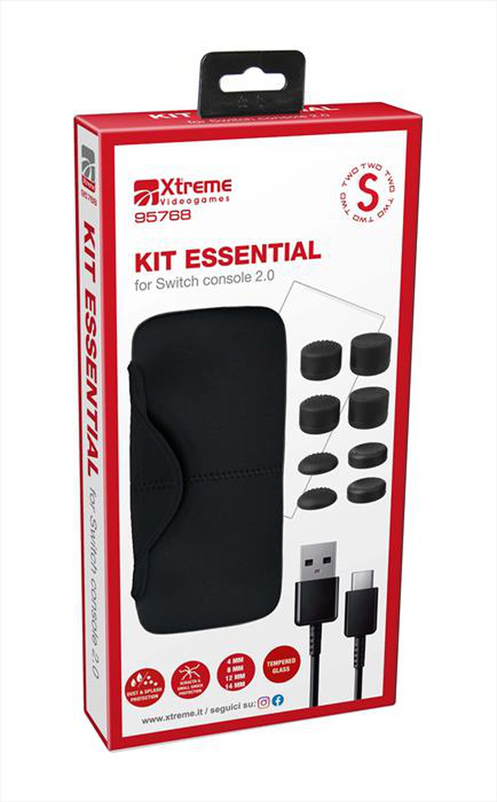 Immagine del prodotto XTREME - KIT ESSENTIAL SWITCH 2 95768-nero