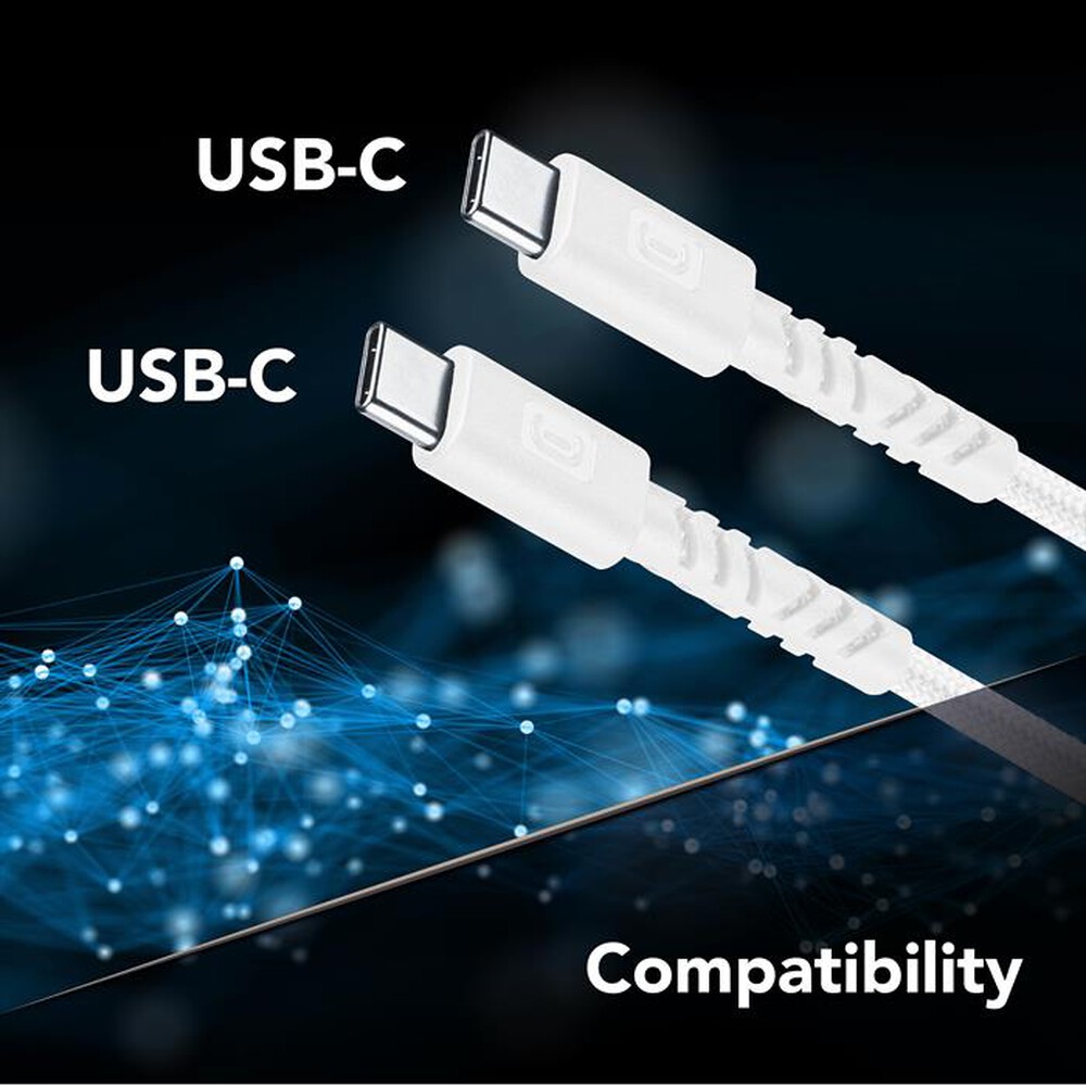 Immagine del prodotto CELLULARLINE - CAVO FLEXY 150CM 100W USB C TO USB C-Bianco