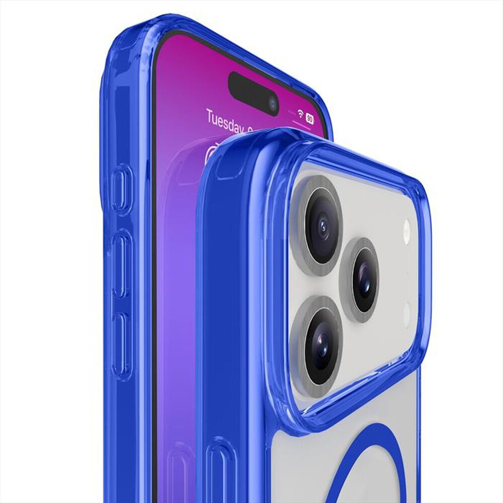 Immagine del prodotto CELLULARLINE - Custodia ICONIC MAG per IPHONE 17 PRO MAX-Blu, Trasparente