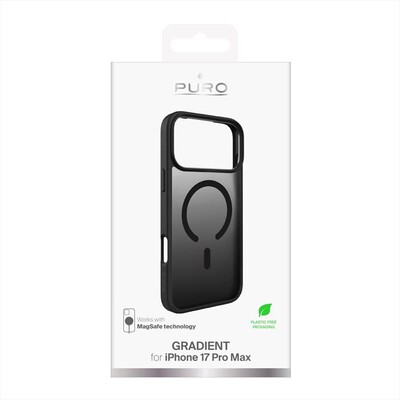 PURO - Cover Gradient per iPhone 17 Pro Max-Nero