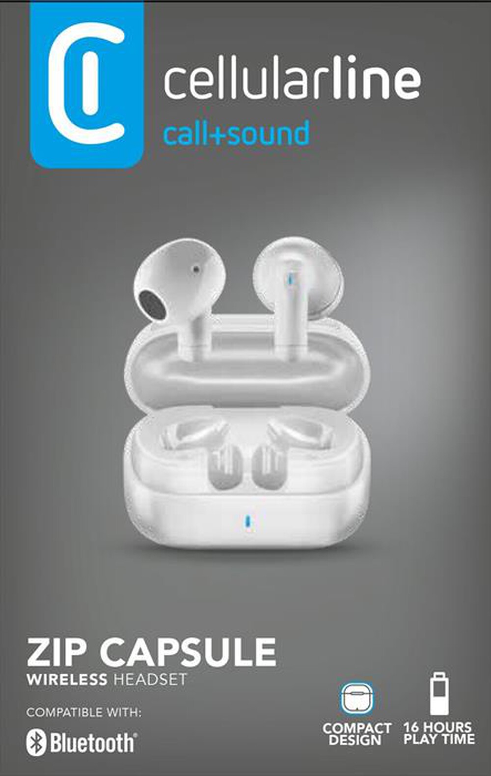 Immagine del prodotto CELLULARLINE - AURICOLARI WEAVY BLUETOOTH TRUE WIRELESS-Bianco