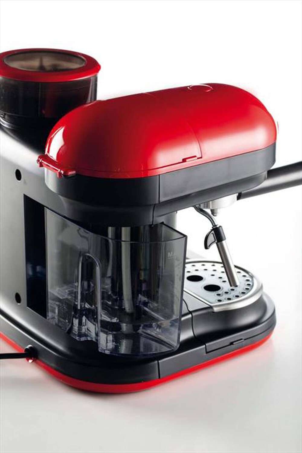 Immagine del prodotto ARIETE - 1318 Moderna Macchina da caff&egrave; con macinacaff&egrave;-Rosso/Nero