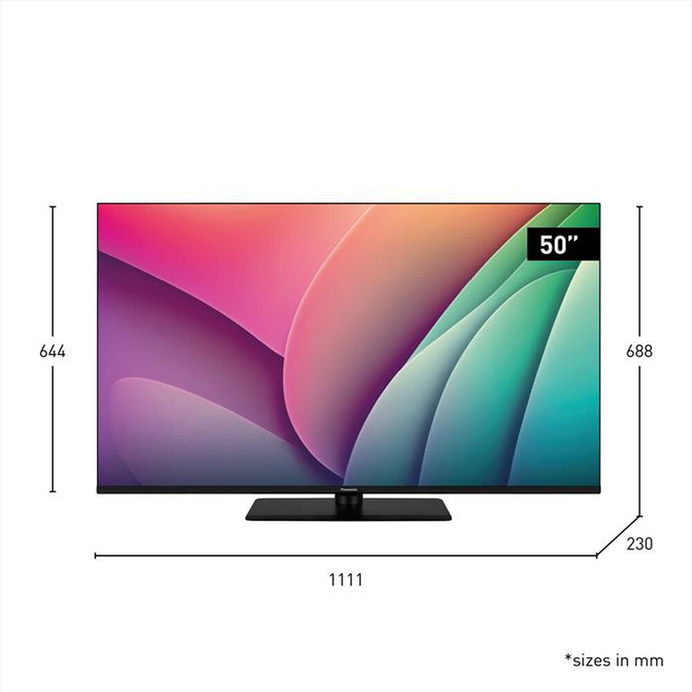 Immagine del prodotto PANASONIC - Smart TV QLED UHD 4K 50" TV-50W80AEZ-Nero