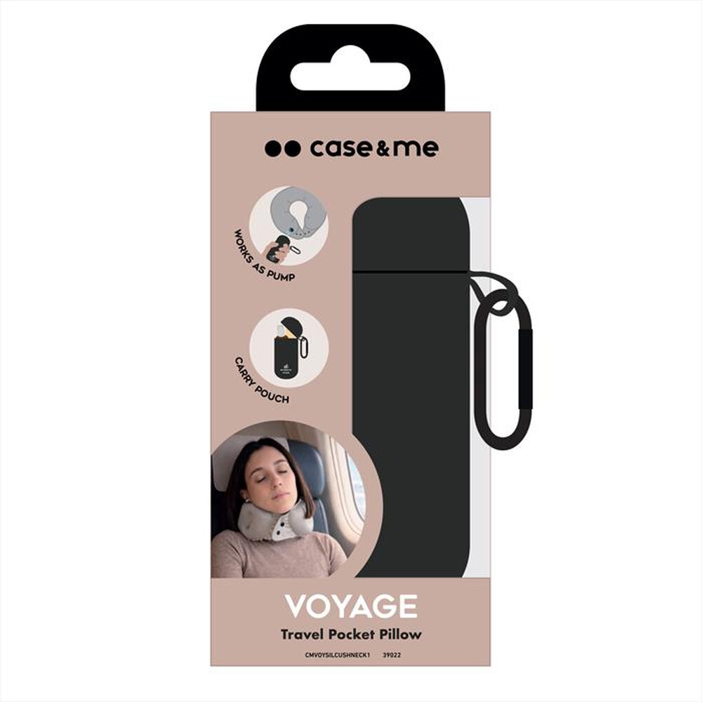 Immagine del prodotto CASEME - Cover in silicone con cuscinetto da collo-Nero