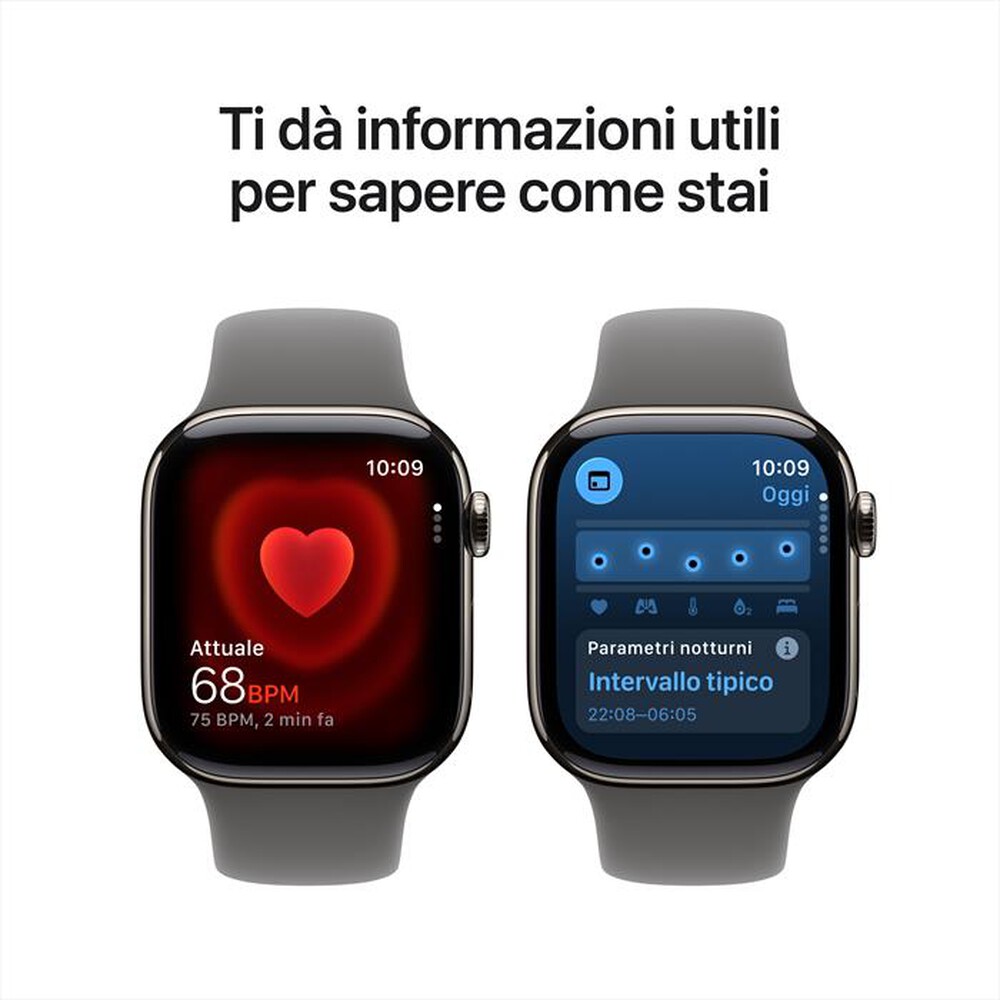 Immagine del prodotto APPLE - Watch Series 11 GPS + Cellular 42mm Titanio-Band Grigio Pietra - S/M