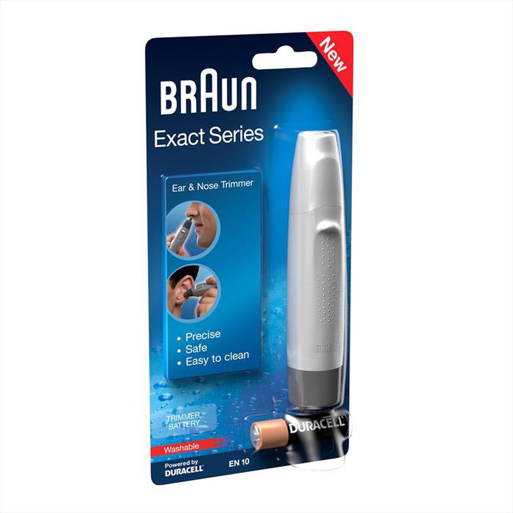 Immagine del prodotto BRAUN - TRIMMER EAR&NOSE EN10-Argento