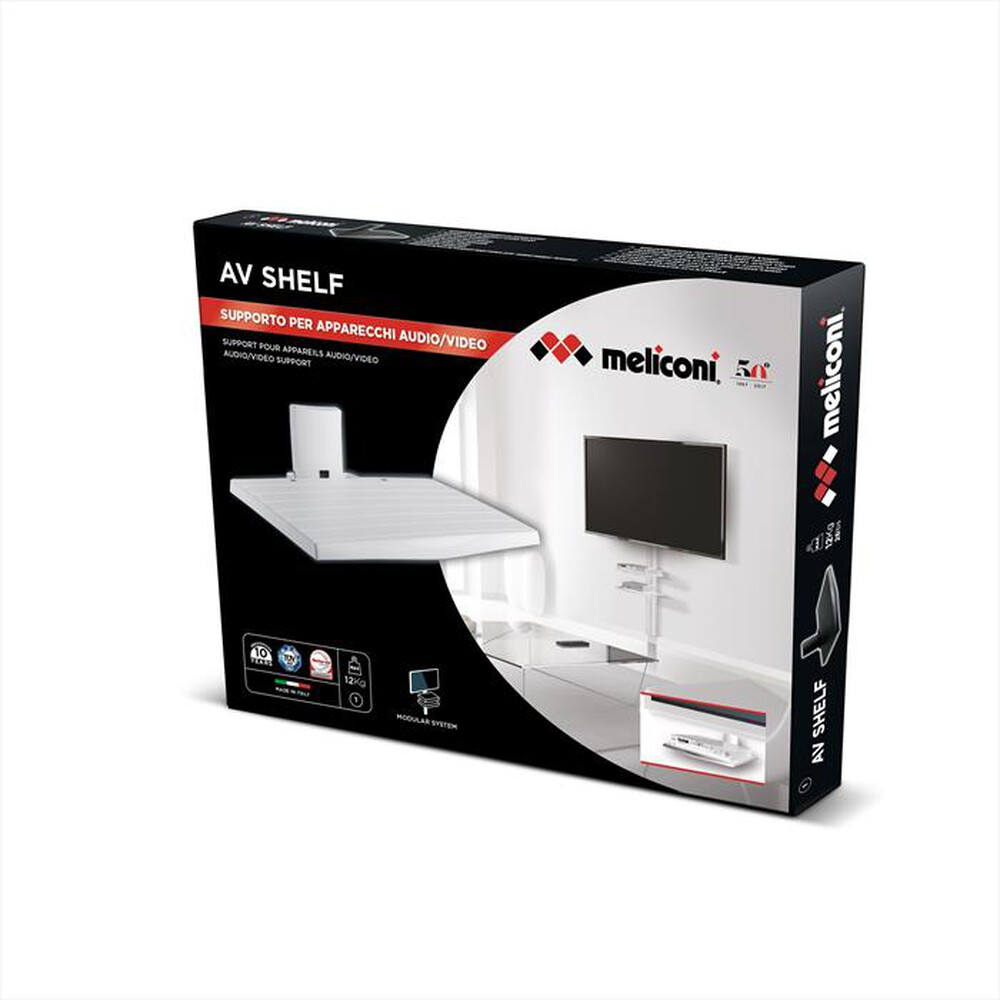 Immagine del prodotto MELICONI - Slimstyle AV Shelf-Bianco