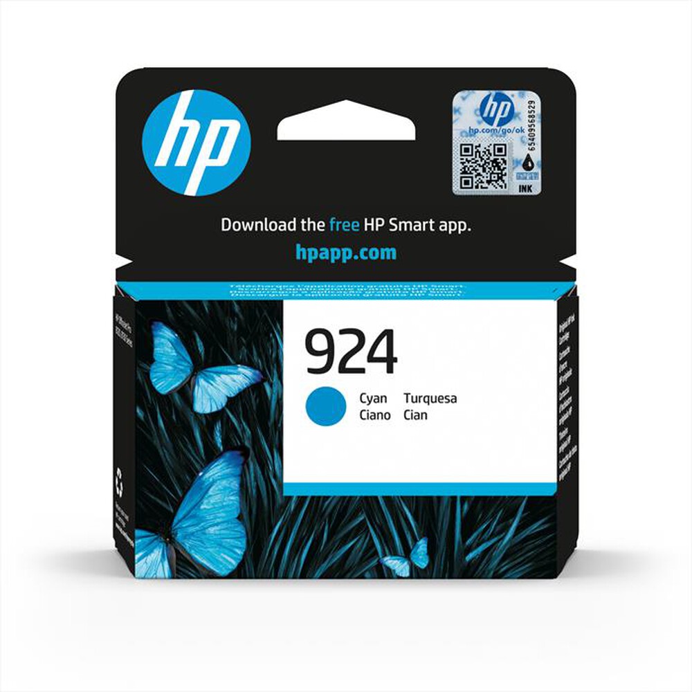 Immagine del prodotto HP - 924 CARTUCCIA DI INCHIOSTRO ORIGINALE, CIANO-Ciano