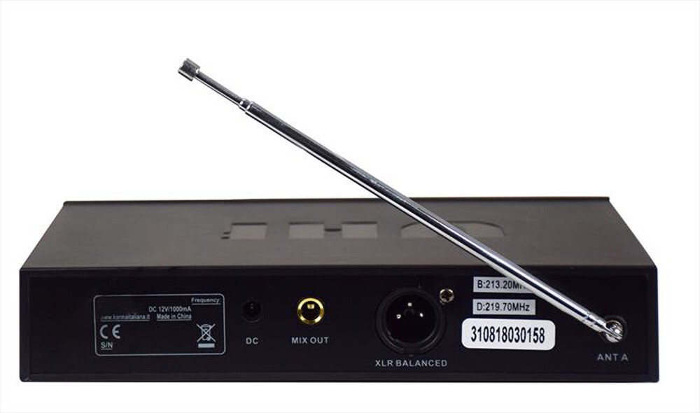 Immagine del prodotto KARMA - Radiomicrofono palmare VHF SET 6250-Nero