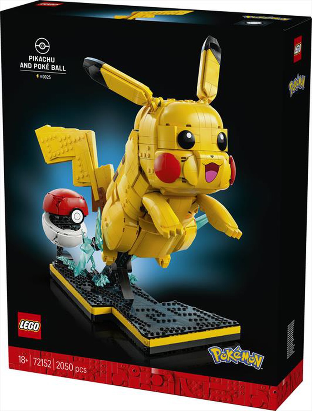 Immagine del prodotto LEGO - POKEMON PIKACHU E POKE' BALL - 72152-Multicolore