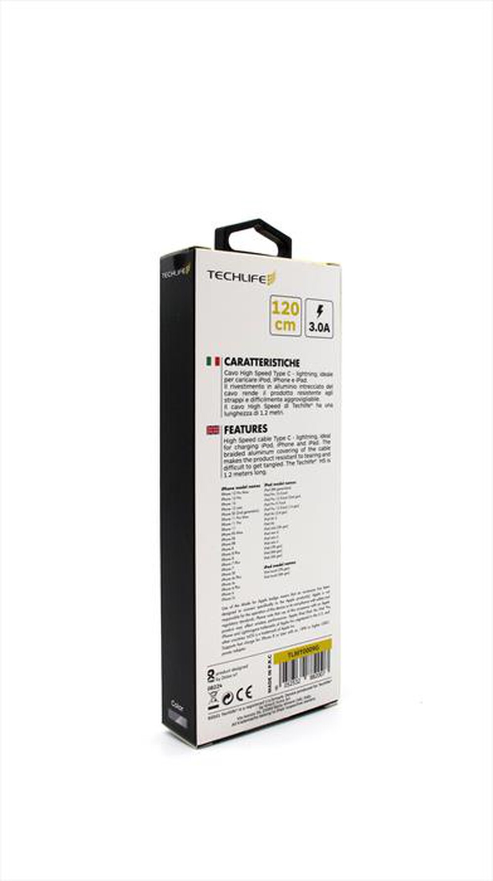 Immagine del prodotto TECHLIFE - Cavo High Speed Type C TLMT0009G