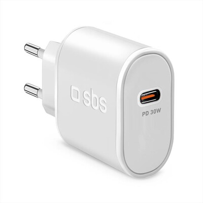 SBS - Caricabatterie Power Delivery 30W TETR1CPD30-Bianco
