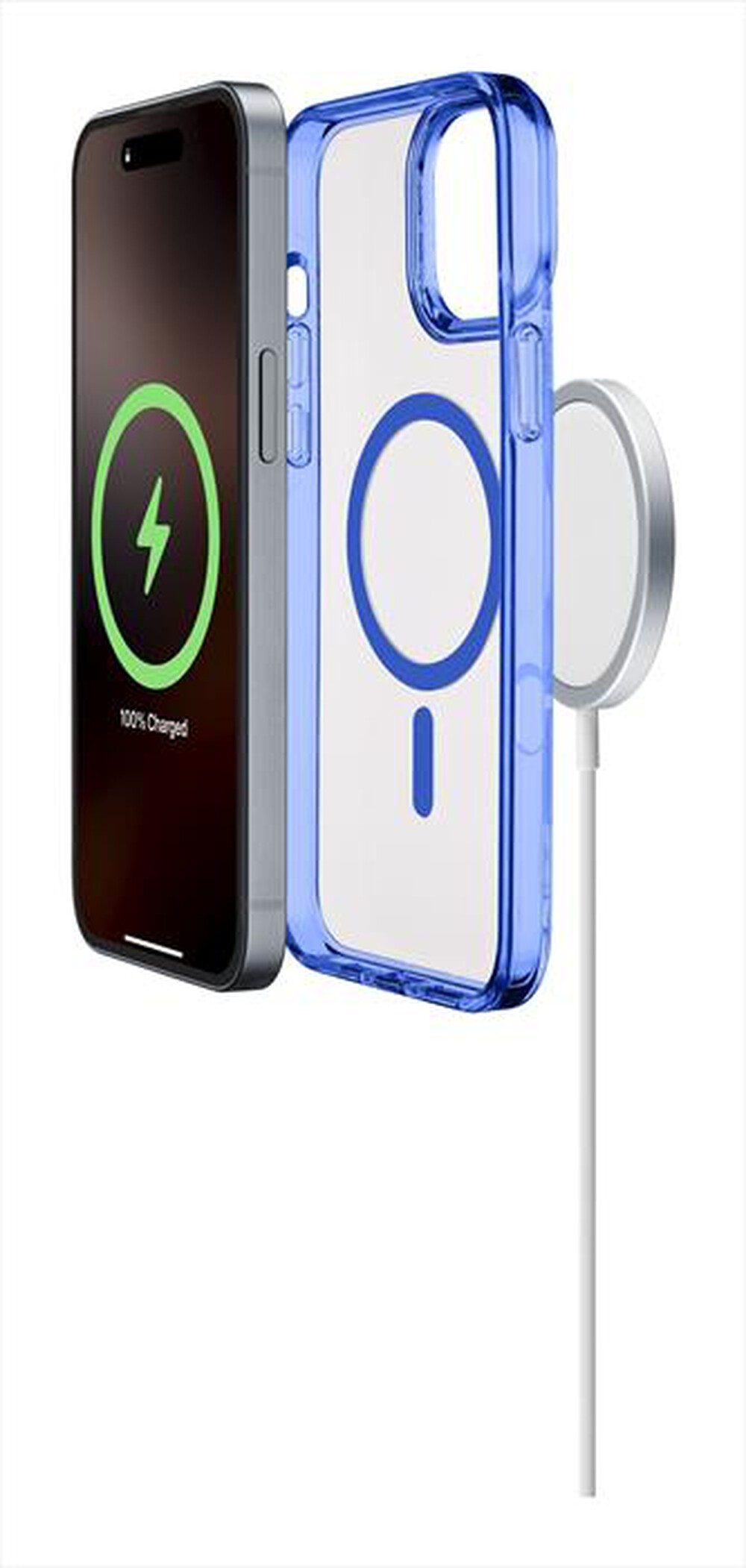 Immagine del prodotto CELLULARLINE - Cover case ICONIC MAG per iPhone 16 Pro-Blue