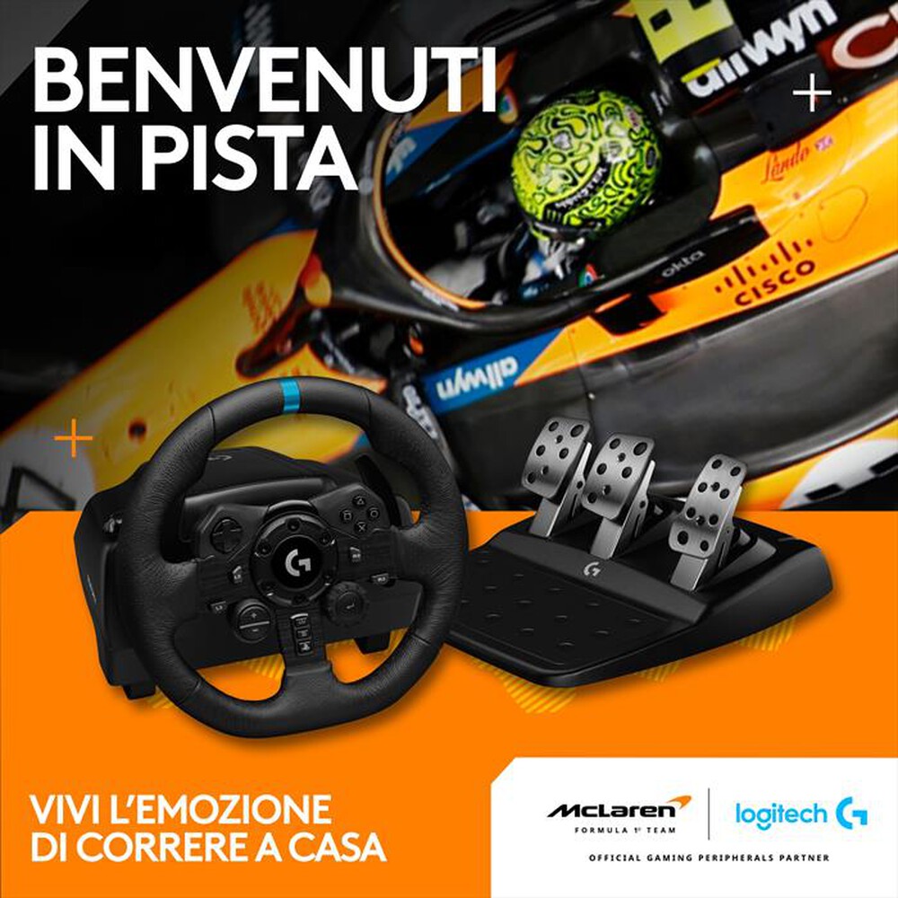 Immagine del prodotto LOGITECH - Volante da corsa e pedali G923 SE (PS5/PS4)-Nero