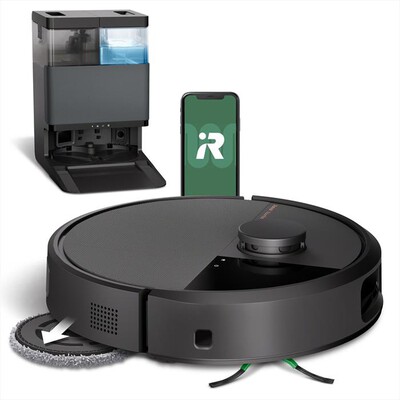 iROBOT - Robot aspirapolvere lavapavimenti Roomba 505 combo-Black
