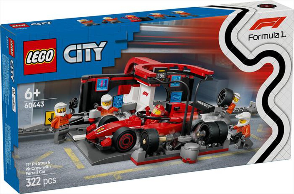 Immagine del prodotto LEGO - CITY F1 Pitstop e meccanici con Ferrari F1&reg; 60443