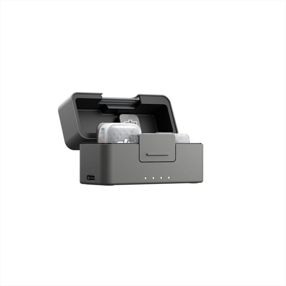Immagine del prodotto DJI - MIC MINI 2S (1 TX+1 MOBILEBRX+CASE)-Trasparente/Grigio