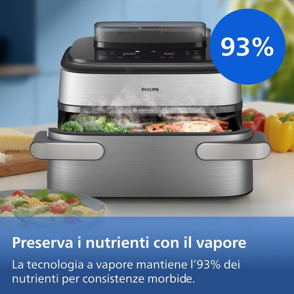 Immagine del prodotto PHILIPS - Friggitrice ad aria AIRFRYER Serie 5000 NA565/02-Inox