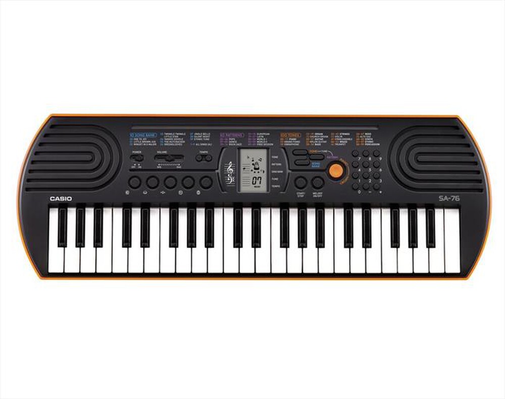 Immagine del prodotto CASIO - SA-76 (Mini Tastiera Musicale)-ARANCIONE