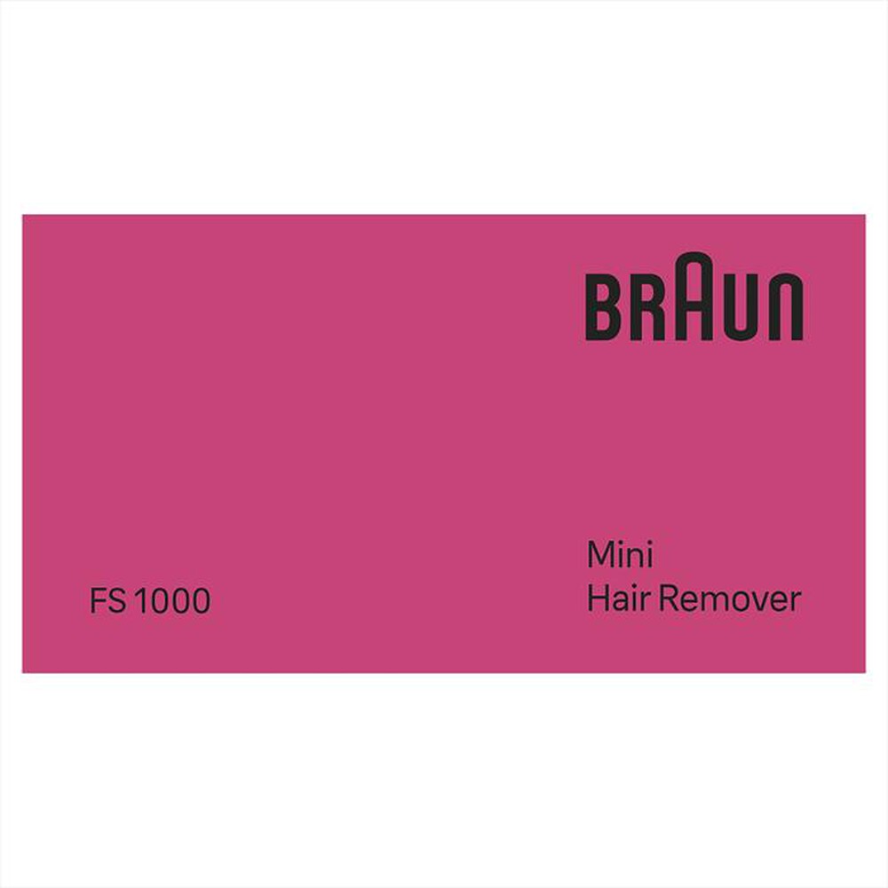 Immagine del prodotto BRAUN - BRAUN FACE FS1000-BIANCO
