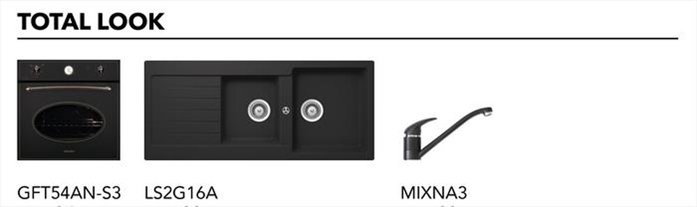 Immagine del prodotto GLEM GAS - Piano cottura a gas GT645AN 4 fuochi 58,5cm-ANTRACITE