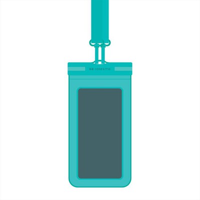 CASEME - Custodia impermeabile galleggiante con tracolla-verde acqua