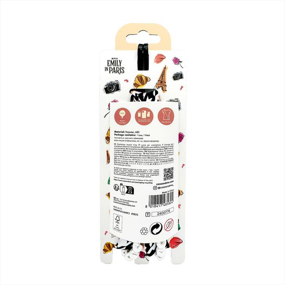 Immagine del prodotto CASEME - Collana per telefono CMEMIPNCHAINF2-Pied de poule