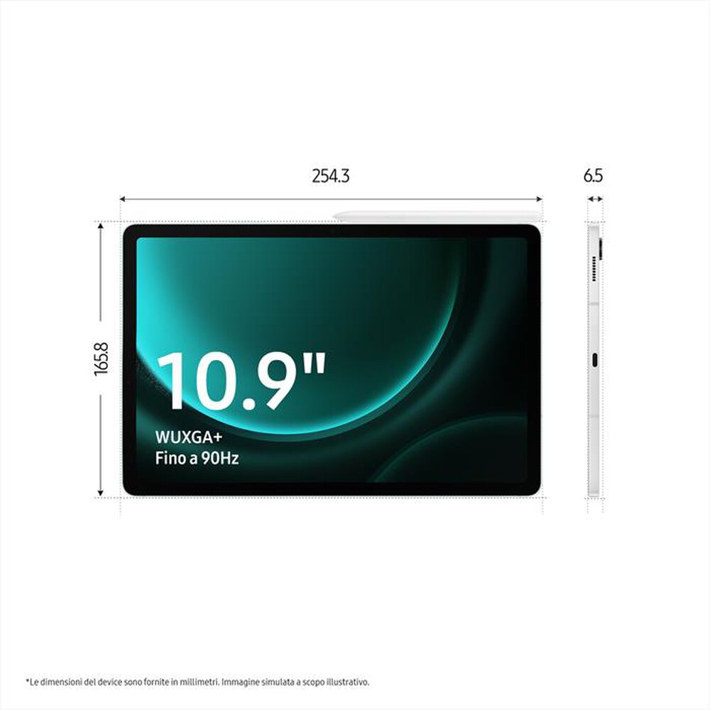 Immagine del prodotto SAMSUNG - Galaxy Tab S9 FE 6+128GB 5G-Gray