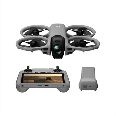 DJI - Drone 360&deg; 8K di punta AVATA 360 (RC 2)-Grigio