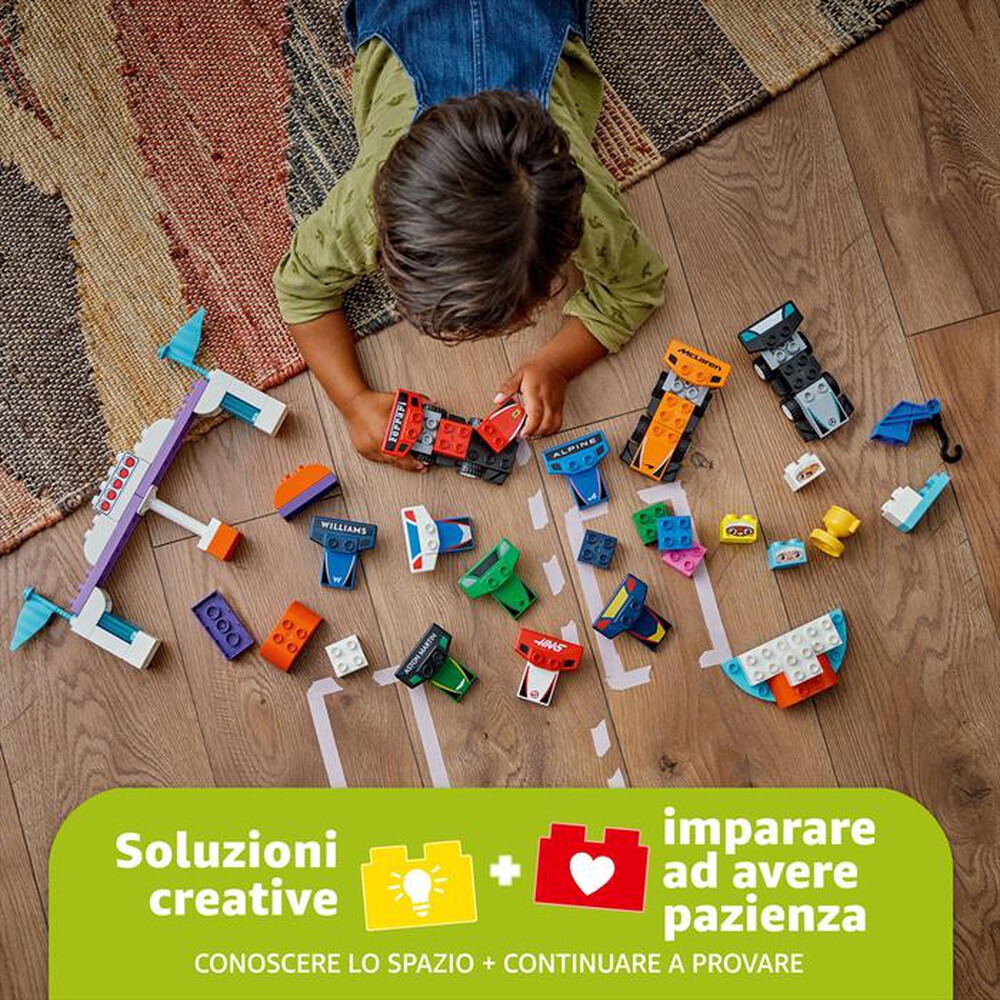 Immagine del prodotto LEGO - DUPLO Town Auto da corsa e piloti Team F1&reg; 10445