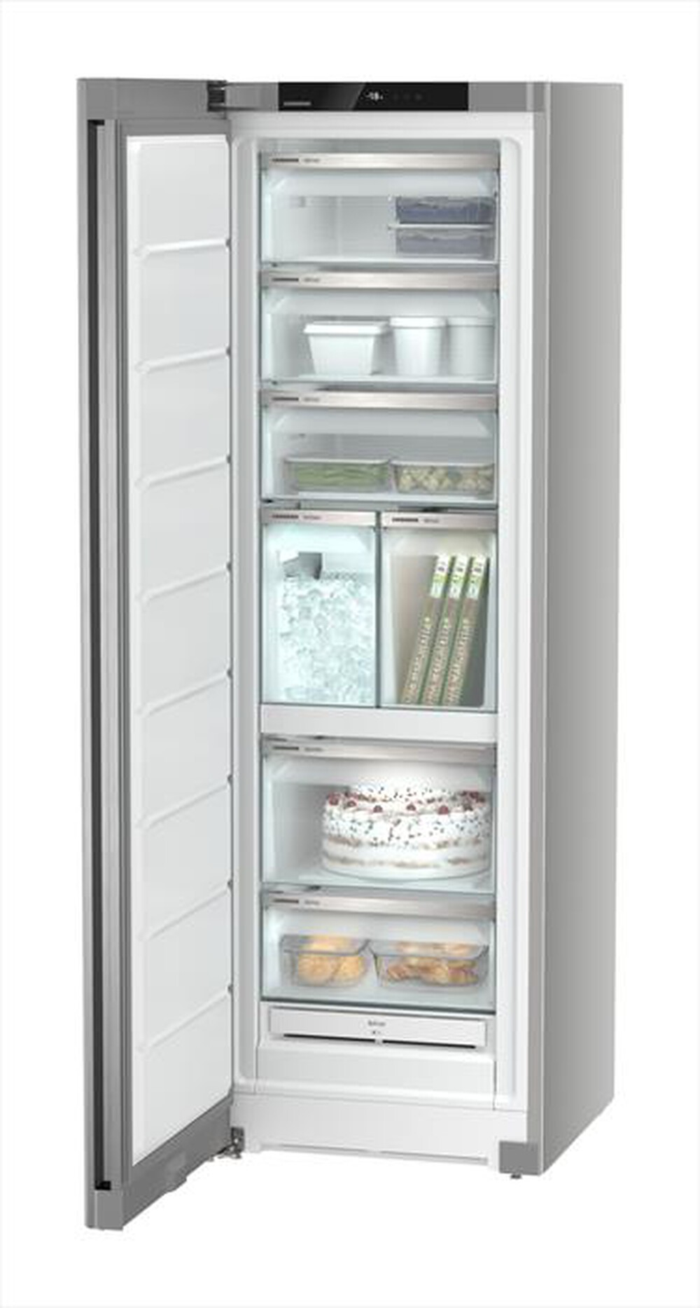 Immagine del prodotto LIEBHERR - Congelatore verticale SFNSFE 5247-20 ClasseE 277lt-SteelFinish / Silver